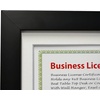 image:imageGolden State Art 55x85 Business License Frame Black Wood Real Glass  Horizontal amp Vertical For Wall Or Tabletop Display Fit Check Certificate And Photos Ideal For Office Home DecorBlack  5X10 with Mat for 4X9