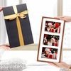 image:imageGolden State Art 5x7 Collage Picture FrameSolid Wood amp Real Glass2 Photos  Multi Picture Frame for 2 5x7 Photos or One 85x11 Print  Rounded Corner Design  Collage Wall Decor  BlackBrown