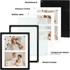 image:imageGolden State Art 5x7 Collage Picture FrameSolid Wood amp Real Glass2 Photos  Multi Picture Frame for 2 5x7 Photos or One 85x11 Print  Rounded Corner Design  Collage Wall Decor  BlackBlack