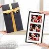 image:imageGolden State Art 5x7 Collage Picture FrameSolid Wood amp Real Glass2 Photos  Multi Picture Frame for 2 5x7 Photos or One 85x11 Print  Rounded Corner Design  Collage Wall Decor  BlackBlack