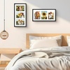 image:imageGolden State Art 5x7 Collage Picture FrameSolid Wood amp Real Glass2 Photos  Multi Picture Frame for 2 5x7 Photos or One 85x11 Print  Rounded Corner Design  Collage Wall Decor  BlackBlack