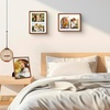 image:imageGolden State Art 5x7 Collage Picture FrameSolid Wood amp Real Glass2 Photos  Multi Picture Frame for 2 5x7 Photos or One 85x11 Print  Rounded Corner Design  Collage Wall Decor  BlackBrown