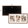 image:imageGolden State Art 5x7 Collage Picture FrameSolid Wood amp Real Glass2 Photos  Multi Picture Frame for 2 5x7 Photos or One 85x11 Print  Rounded Corner Design  Collage Wall Decor  BlackBrown