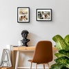 image:imageGolden State Art 5x7 Collage Picture FrameSolid Wood amp Real Glass2 Photos  Multi Picture Frame for 2 5x7 Photos or One 85x11 Print  Rounded Corner Design  Collage Wall Decor  BlackBlack