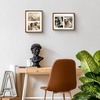 image:imageGolden State Art 5x7 Collage Picture FrameSolid Wood amp Real Glass2 Photos  Multi Picture Frame for 2 5x7 Photos or One 85x11 Print  Rounded Corner Design  Collage Wall Decor  BlackBrown
