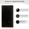 image:imageGolden State Art 5x7 Collage Picture FrameSolid Wood amp Real Glass2 Photos  Multi Picture Frame for 2 5x7 Photos or One 85x11 Print  Rounded Corner Design  Collage Wall Decor  BlackBrown
