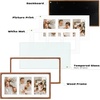 image:imageGolden State Art 5x7 Collage Picture FrameSolid Wood amp Real Glass2 Photos  Multi Picture Frame for 2 5x7 Photos or One 85x11 Print  Rounded Corner Design  Collage Wall Decor  BlackBrown