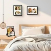 image:imageGolden State Art 5x7 Collage Picture FrameSolid Wood amp Real Glass2 Photos  Multi Picture Frame for 2 5x7 Photos or One 85x11 Print  Rounded Corner Design  Collage Wall Decor  BlackBlack