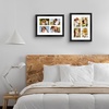 image:imageGolden State Art 5x7 Collage Picture FrameSolid WoodampReal Glass2 Photos  9x14 Multi Picture Frame with Tempered Glass  Displays 2 5x7 Photos or One 9x14 Poster  Black Collage Wall Decor4 Openings 35x5