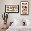 image:imageGolden State Art 5x7 Collage Picture FrameSolid WoodampReal Glass2 Photos  9x14 Multi Picture Frame with Tempered Glass  Displays 2 5x7 Photos or One 9x14 Poster  Black Collage Wall Decor4 Openings 4x5 or 3x4