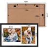 image:imageGolden State Art 5x7 Collage Picture FrameSolid WoodampReal Glass2 Photos  9x14 Multi Picture Frame with Tempered Glass  Displays 2 5x7 Photos or One 9x14 Poster  Black Collage Wall Decor2 Openings 8x10