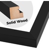 image:imageGolden State Art 5x7 Collage Picture FrameSolid WoodampReal Glass2 Photos  9x14 Multi Picture Frame with Tempered Glass  Displays 2 5x7 Photos or One 9x14 Poster  Black Collage Wall Decor2 Openings 5x7