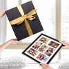 image:imageGolden State Art 5x7 Collage Picture FrameSolid WoodampReal Glass2 Photos  9x14 Multi Picture Frame with Tempered Glass  Displays 2 5x7 Photos or One 9x14 Poster  Black Collage Wall Decor7 Openings 35x5