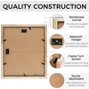 image:imageGolden State Art 5x7 Collage Picture FrameSolid WoodampReal Glass2 Photos  9x14 Multi Picture Frame with Tempered Glass  Displays 2 5x7 Photos or One 9x14 Poster  Black Collage Wall Decor3 Openings 4x6
