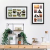 image:imageGolden State Art 5x7 Collage Picture FrameSolid WoodampReal Glass2 Photos  9x14 Multi Picture Frame with Tempered Glass  Displays 2 5x7 Photos or One 9x14 Poster  Black Collage Wall Decor4 Openings 4x5 or 3x4