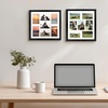 image:imageGolden State Art 5x7 Collage Picture FrameSolid WoodampReal Glass2 Photos  9x14 Multi Picture Frame with Tempered Glass  Displays 2 5x7 Photos or One 9x14 Poster  Black Collage Wall Decor7 Openings 35x5