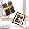 image:imageGolden State Art 5x7 Collage Picture FrameSolid WoodampReal Glass2 Photos  9x14 Multi Picture Frame with Tempered Glass  Displays 2 5x7 Photos or One 9x14 Poster  Black Collage Wall Decor4 Openings 35x5