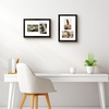 image:imageGolden State Art 5x7 Collage Picture FrameSolid WoodampReal Glass2 Photos  9x14 Multi Picture Frame with Tempered Glass  Displays 2 5x7 Photos or One 9x14 Poster  Black Collage Wall Decor2 Openings 4x6