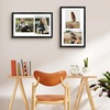 image:imageGolden State Art 5x7 Collage Picture FrameSolid WoodampReal Glass2 Photos  9x14 Multi Picture Frame with Tempered Glass  Displays 2 5x7 Photos or One 9x14 Poster  Black Collage Wall Decor2 Openings 8x10