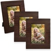 image:imageGolden State Art 5x7 Picture Frame Rustic Brown With Wood Plank Design  1 PackHandmade Solid Wood Frame With Real Glass  Wall Mount or Tabletop for Art Photos Portraits Prints GiftsRustic Brown
