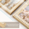 image:imageGolden State Art 5x7 Rustic Beaded Picture Frame Boho Solid WoodGlass  Fits 5x7 Photos Farmhouse Design Tabletop DisplayWall MountHorizontal or Vertical Display Rustic White1 Pack2 Pack