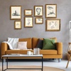 image:imageGolden State Art 6x8 Picture Frame Rustic BrownSolid WoodampBark EdgeampGlass  6x8 Picture Frame with Real Glass Cover Display PostersPhotosPrints for Wall Mounting Farmhouse Decor 1 Pack5 Pack