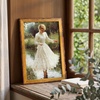 image:imageGolden State Art 6x8 Picture Frame Rustic BrownSolid WoodampBark EdgeampGlass  6x8 Picture Frame with Real Glass Cover Display PostersPhotosPrints for Wall Mounting Farmhouse Decor 1 Pack1 Pack