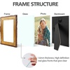 image:imageGolden State Art 6x8 Picture Frame Rustic BrownSolid WoodampBark EdgeampGlass  6x8 Picture Frame with Real Glass Cover Display PostersPhotosPrints for Wall Mounting Farmhouse Decor 1 Pack5 Pack