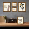 image:imageGolden State Art 6x8 Picture Frame Rustic BrownSolid WoodampBark EdgeampGlass  6x8 Picture Frame with Real Glass Cover Display PostersPhotosPrints for Wall Mounting Farmhouse Decor 1 Pack1 Pack