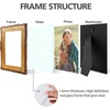 image:imageGolden State Art 6x8 Picture Frame Rustic BrownSolid WoodampBark EdgeampGlass  6x8 Picture Frame with Real Glass Cover Display PostersPhotosPrints for Wall Mounting Farmhouse Decor 1 Pack5 Pack