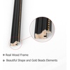 image:imageGolden State Art 85x11 Diploma Frame with Gold Trim Solid WoodGlass  Fit For 11X14 Document amp Certificates Without MatDouble MatNavy With Gold Black1 PackBlack  Black over Gold Mat