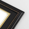 image:imageGolden State Art 85x11 Diploma Frame with Gold Trim Solid WoodGlass  Fit For 11X14 Document amp Certificates Without MatDouble MatNavy With Gold Black1 PackBlack  Black over Gold Mat