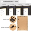 image:imageGolden State Art 85x11 Diploma Frame with Gold Trim Solid WoodGlass  Fit For 11X14 Document amp Certificates Without MatDouble MatNavy With Gold Black1 PackBlack  Black over Gold Mat