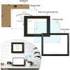 image:imageGolden State Art 85x11 Diploma Frame with Gold Trim Solid WoodGlass  Fit For 11X14 Document amp Certificates Without MatDouble MatNavy With Gold Black1 PackBlack  Black over Gold Mat