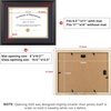 image:imageGolden State Art 85x11 Diploma Frame with Gold Trim Solid WoodGlass  Fit For 11X14 Document amp Certificates Without MatDouble MatNavy With Gold Black1 PackBlack  Navy over Gold Mat