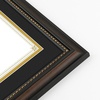 image:imageGolden State Art 85x11 Diploma Frame with Gold Trim Solid WoodGlass  Fit For 11X14 Document amp Certificates Without MatDouble MatNavy With Gold Black1 PackBrown  Black over Gold Mat
