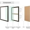 image:imageGolden State Art 85x11 Diploma Frame with Gold Trim Solid WoodGlass  Fit For 11X14 Document amp Certificates Without MatDouble MatNavy With Gold Black1 PackBrown  Black over Gold Mat
