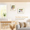 image:imageGolden State Art 85x11 Picture Frame Solid Wood with Oak GrainMat 6x8  1 Pack 85x11 Photo Frame White Mat Display for 6x8 Picture Horizontal and Vertical Tabletop or Wall Mounting Home Decor1 Pack