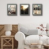 image:imageGolden State Art 8x10 Picture Frame  Rustic Solid Wood with HD Plexiglass  8 x 10 Picture Frame for Wall Mounting  Horizontal and Vertical Display  Distressed Grey