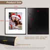 image:imageGolden State Art 8x10 Picture Frame Rounded Corner Brown Wood with Glass  8x10 Matted 5x7 with White Mat Horizontal amp Vertical for Wall and Tabletop Fit Family Photo Home Decor Holiday Party GiftBlack