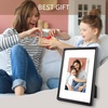 image:imageGolden State Art 8x10 Picture Frame Rounded Corner Brown Wood with Glass  8x10 Matted 5x7 with White Mat Horizontal amp Vertical for Wall and Tabletop Fit Family Photo Home Decor Holiday Party GiftBlack