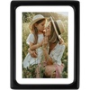 image:imageGolden State Art 8x10 Picture Frame Rounded Corner Brown Wood with Glass  8x10 Matted 5x7 with White Mat Horizontal amp Vertical for Wall and Tabletop Fit Family Photo Home Decor Holiday Party GiftBlack