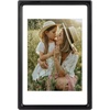 image:imageGolden State Art 8x10 Picture Frame Rounded Corner Brown Wood with Glass  8x10 Matted 5x7 with White Mat Horizontal amp Vertical for Wall and Tabletop Fit Family Photo Home Decor Holiday Party GiftBlack