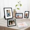 image:imageGolden State Art 8x10 Picture Frame Rounded Corner Brown Wood with Glass  8x10 Matted 5x7 with White Mat Horizontal amp Vertical for Wall and Tabletop Fit Family Photo Home Decor Holiday Party GiftBlack