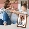 image:imageGolden State Art 8x10 Picture Frame Rounded Corner Brown Wood with Glass  8x10 Matted 5x7 with White Mat Horizontal amp Vertical for Wall and Tabletop Fit Family Photo Home Decor Holiday Party GiftBrown