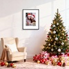 image:imageGolden State Art 8x10 Picture Frame Rounded Corner Brown Wood with Glass  8x10 Matted 5x7 with White Mat Horizontal amp Vertical for Wall and Tabletop Fit Family Photo Home Decor Holiday Party GiftBlack