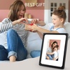 image:imageGolden State Art 8x10 Picture Frame Rounded Corner Brown Wood with Glass  8x10 Matted 5x7 with White Mat Horizontal amp Vertical for Wall and Tabletop Fit Family Photo Home Decor Holiday Party GiftBlack