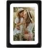 image:imageGolden State Art 8x10 Picture Frame Rounded Corner Brown Wood with Glass  8x10 Matted 5x7 with White Mat Horizontal amp Vertical for Wall and Tabletop Fit Family Photo Home Decor Holiday Party GiftBlack