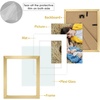 image:imageGolden State Art 8x10 Picture Frame Set of 3  Gold  Matted to 5x7 Photo with Plexiglass  Decorative Gallery Frame Set for Wall or Tabletop DisplayGold