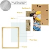 image:imageGolden State Art 8x10 Picture Frame Set of 3  Gold  Matted to 5x7 Photo with Plexiglass  Decorative Gallery Frame Set for Wall or Tabletop DisplayGold